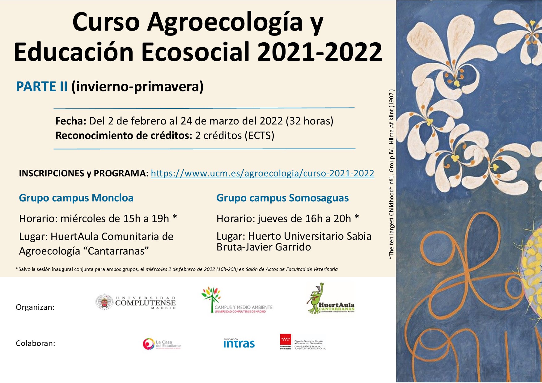 ¡¡Comienza la parte II del curso de agroecología y educación ecosocial!!